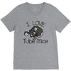 love tube mice V-Neck Tee