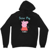 peppa pig sister pig Unisex Hoodie
