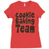 cookie baking team Ladies Fitted T-Shirt
