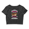 Never Underestimate A Man Who Watches Friends And Was Born in December Crop Top