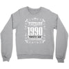 vintage made in 1990 perfectly aged a living legend Crewneck Sweatshirt