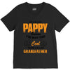 I'm Called Pappy  Because  I'm Way Too Cool To Be Called Grandfather V-Neck Tee
