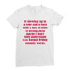 casual friday Ladies Fitted T-Shirt