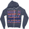 made in 1967 50 years of being awesome Zipper Hoodie