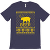 ugly sweater party beer bear funny T-Shirt