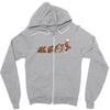 retro evolution Zipper Hoodie