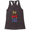 the snuggle is real Racerback Tank