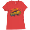 greetings from the wasteland Ladies Fitted T-Shirt