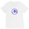 fast speed bicycle bike biking sport athlete geek gift idea tee shirt V-Neck Tee