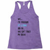 Yes...I'm Pregnant.It's a Boy! And No...You Can't Touch My Belly! Racerback Tank