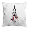 fishes  swim in light bulbs Throw Pillow