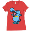 blue crocodile! Ladies Fitted T-Shirt