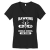 hawking av club middle school Women's V-Neck T-Shirt