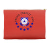 proud coastie dad Accessory Pouches