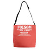 folsom state prison Adjustable Strap Totes