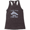 learn polish peace Racerback Tank