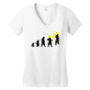 goku evolution (black) Women's V-Neck T-Shirt