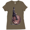 penny farthing Ladies Fitted T-Shirt