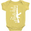 funny militaryarmymarines ak47 Baby Onesie