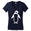 penguin funny Women's V-Neck T-Shirt