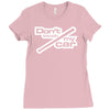don&acute;t touch my car Ladies Fitted T-Shirt