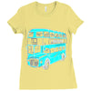 london double decker bus Ladies Fitted T-Shirt