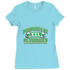 property of st Ladies Fitted T-Shirt