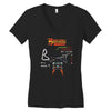 back to the future Women's V-Neck T-Shirt