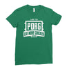 eat more chicken Ladies Fitted T-Shirt