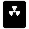 biohazard logo die cut vinyl Mousepad