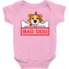 bad dog 3 Baby Bodysuit