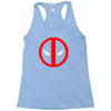 deadpool logo avengers marvel comics gift Racerback Tank