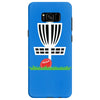 disc golf frisbee leaning on target basket innova Samsung Galaxy S8