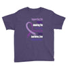 supporting the fighter, admiring the survivors, honoring the taken Youth Tee