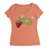 snowy days Women's Triblend Scoop T-shirt