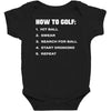 how to golf best trending Baby Bodysuit