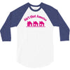 tribut t shirt john mellencamp   kleine rosa h&auml;user 3/4 Sleeve Shirt