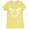 placebo wing logo Ladies Fitted T-Shirt
