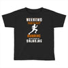 weekend forecast running Toddler T-shirt