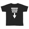 warning choking hazard printed Toddler T-shirt
