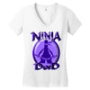 ninja dad Women's V-Neck T-Shirt