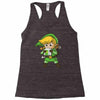 blowing bits Racerback Tank