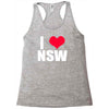 i heart nsw Racerback Tank