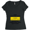 Under Construction Personalize Baby Women's Triblend Scoop T-shirt