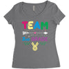 team 2nd grade Women's Triblend Scoop T-shirt