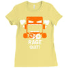rage quit Ladies Fitted T-Shirt