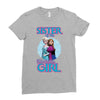 sister of the birthday girl Ladies Fitted T-Shirt