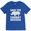 save the chubby unicorns V-Neck Tee