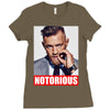 conor mcgregor notorious Ladies Fitted T-Shirt