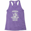 training to go super saiyan Racerback Tank
